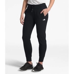 The North Face Cotton Fleece Drawstring Joggers Sweatpants Sweats Black Sz L